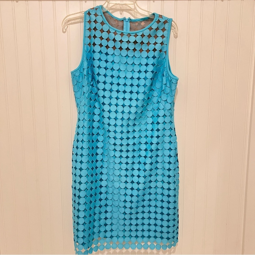 Lauren 14 Elegant Blue Sleeveless Dress